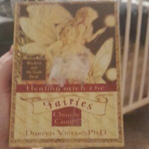 Healing with the Fairies Oracle Cards by - Cream and Brown